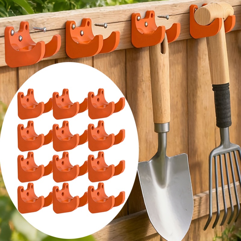 Gardening Tools Range - 2-10PCS Heavy-Duty Tuingereedschaprek Wandmontage Haak Garage