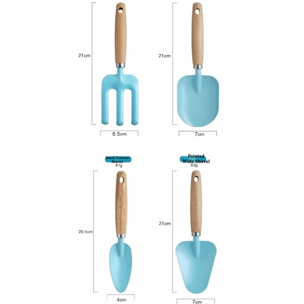 Kleurrijk kindertuin gereedsch - Gardening Tools Kids Set recensie en prijs