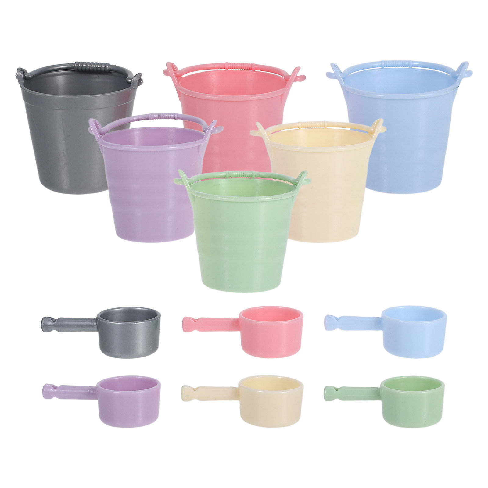 6 sets miniatuur emmers met sc - Gardening Tools Kids Set recensie en prijs