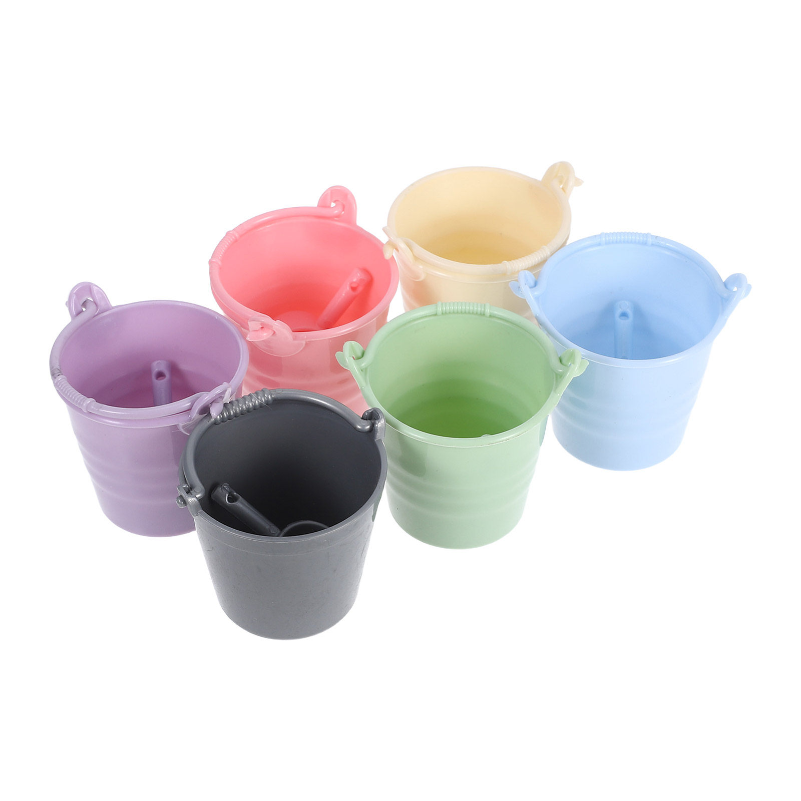 6 sets miniatuur emmers met sc - Gardening Tools Kids Set recensie en prijs